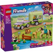 Lego Friends Przyczepa Z Koniem I Źrebaczkiem 42695