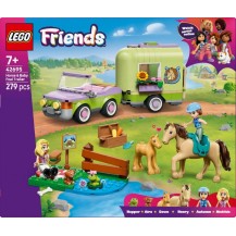 Lego Friends Przyczepa Z Koniem I Źrebaczkiem 42695