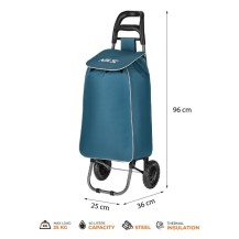 Wózek Na Zakupy Nils NC17106 Turkusowy 40l