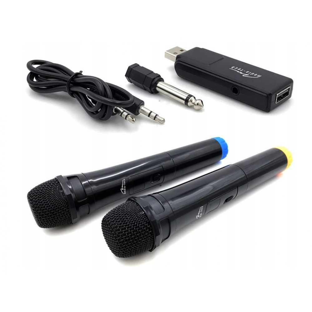 Mikrofony Bezprzewodowe 2szt. Media-Tech MT395 Accent Pro USB