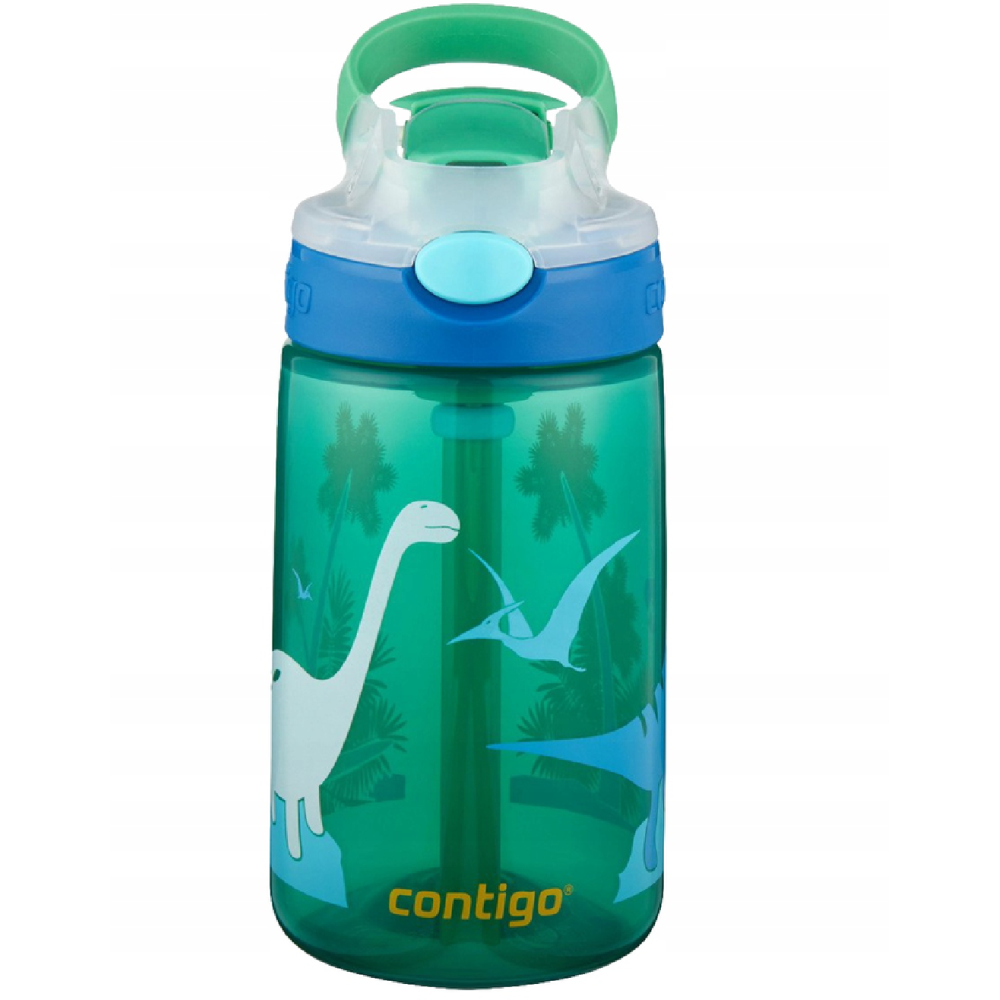 Contigo Butelka Dziecięca Bidon Gizmo Flip Green Jungle 420 ml