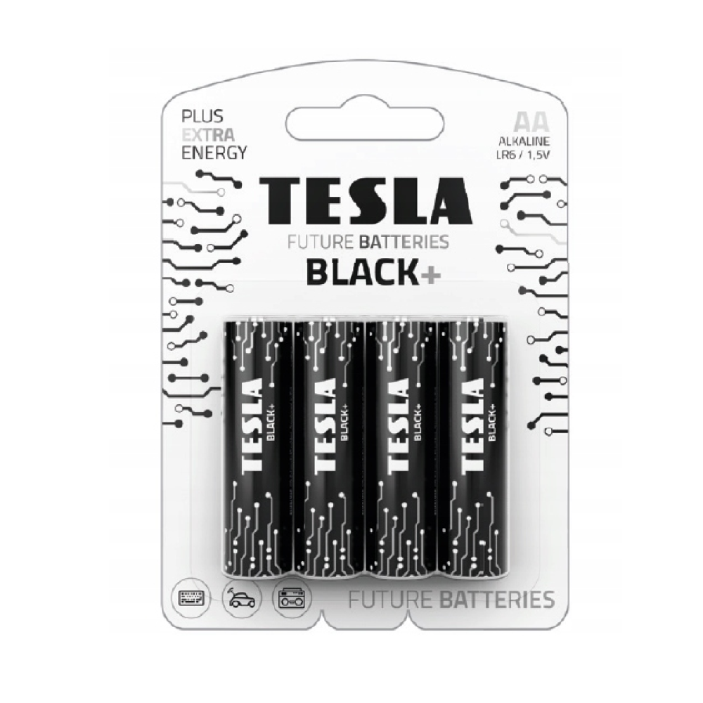 Bateria Tesla Black+ AA LR6 /4szt Blister 859418339662 Gruby