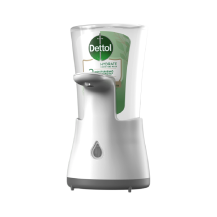 Dettol Bezdotykowy Aplikator Mydła Do Rąk W Płynie Aloes I Bambus Komplet (Dozownik Plus Refill) 250 ml