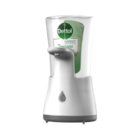 Dettol Bezdotykowy Aplikator Mydła Do Rąk W Płynie Aloes I Bambus Komplet (Dozownik Plus Refill) 250 ml