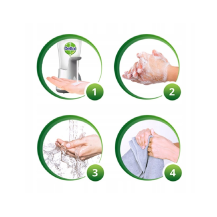 Dettol Bezdotykowy Aplikator Mydła Do Rąk W Płynie Aloes I Bambus Komplet (Dozownik Plus Refill) 250 ml