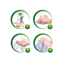 Dettol Bezdotykowy Aplikator Mydła Do Rąk W Płynie Aloes I Bambus Komplet (Dozownik Plus Refill) 250 ml