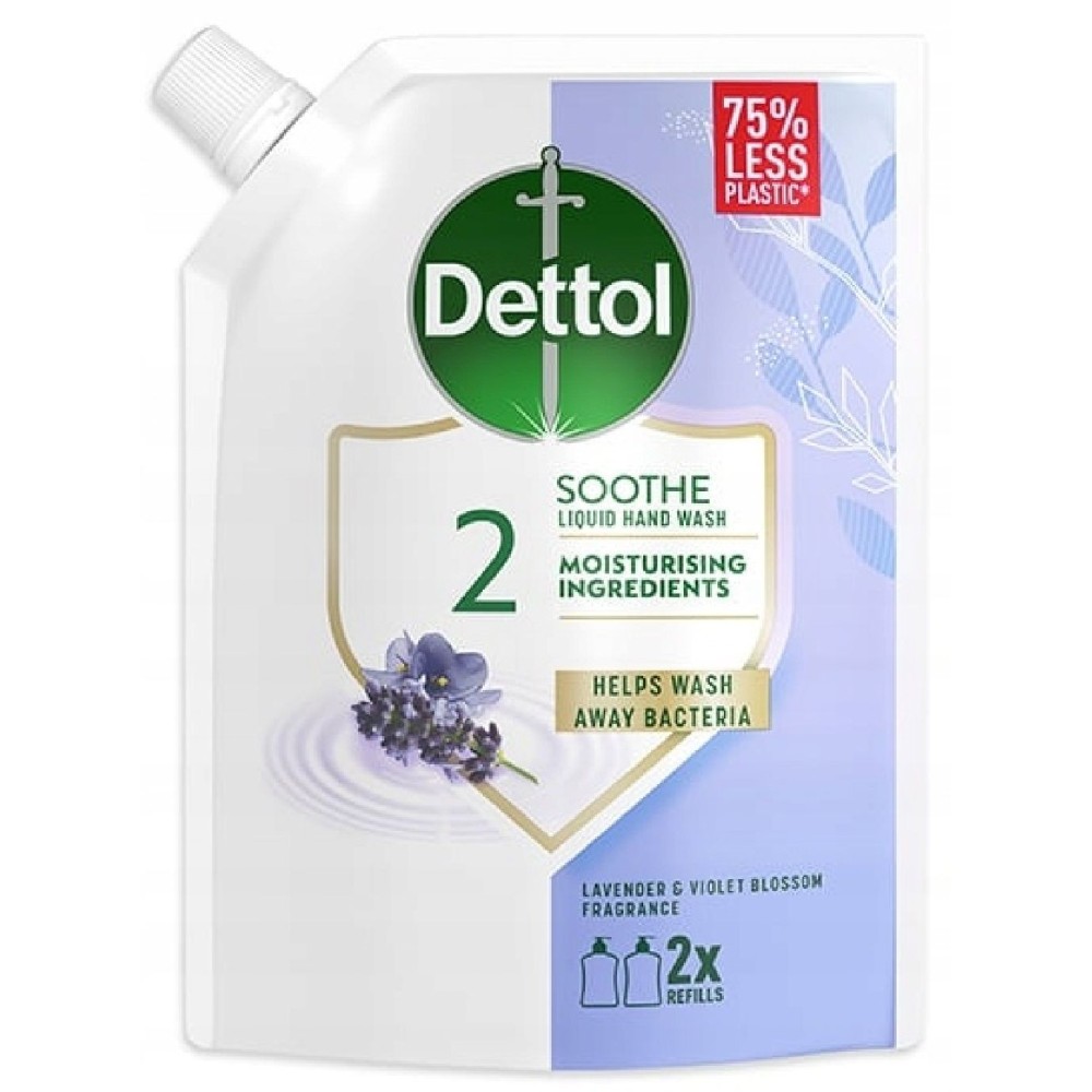 Dettol Mydło Do Rąk W Płynie Lawenda I Fiołek - Refill Do Pomoki 500 ml
