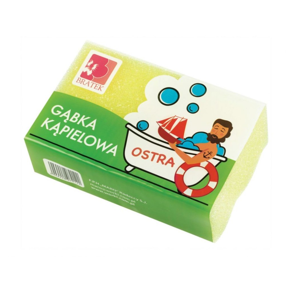 Gąbka Kąpielowa Ostra Bratek