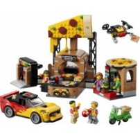 LEGO CITY 60496 Dostawa Pizzy Z Pojazdami