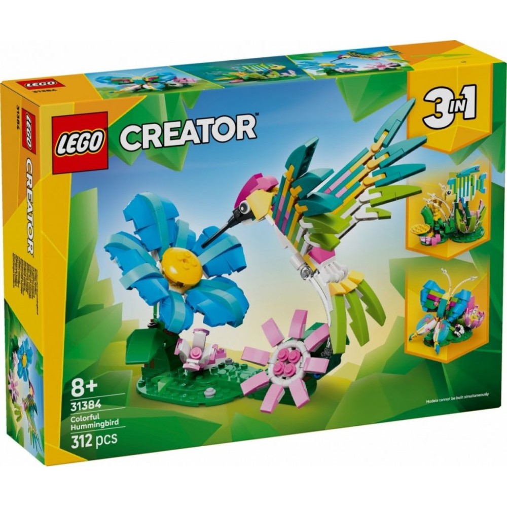 LEGO Creator 31384 Dzikie Zwierząta Kolorowy Koliber