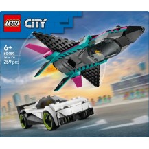LEGO City 60489 Odrzutowiec Kontra Samochód