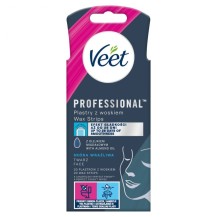Veet Professional Plastry Z Woskiem Do Depilacji Twarzy Dla Skóry Wrażliwej 20 szt