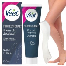 Veet Professional Krem Do Depilacji 2 Min. Dla Każdego Rodzaju Skóry 100 ml