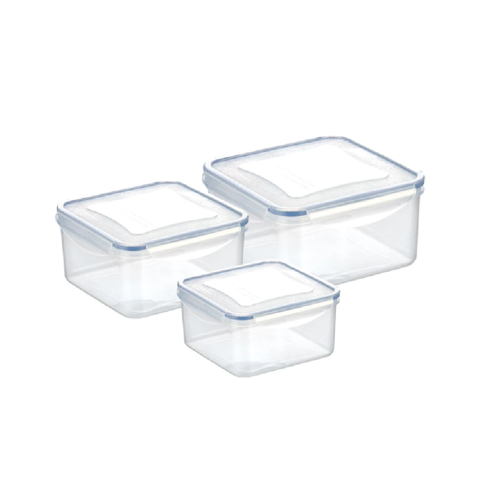 Pojemniki Freshbox 3 szt., 0.4, 0.7, 1.2 l kwadratowy 892040.00 Tescoma