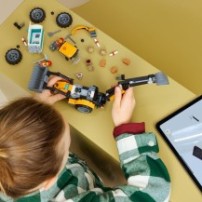 LEGO City 60480 Żółta Koparko Ładowarka
