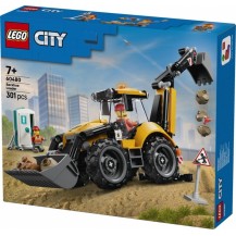 LEGO City 60480 Żółta Koparko Ładowarka