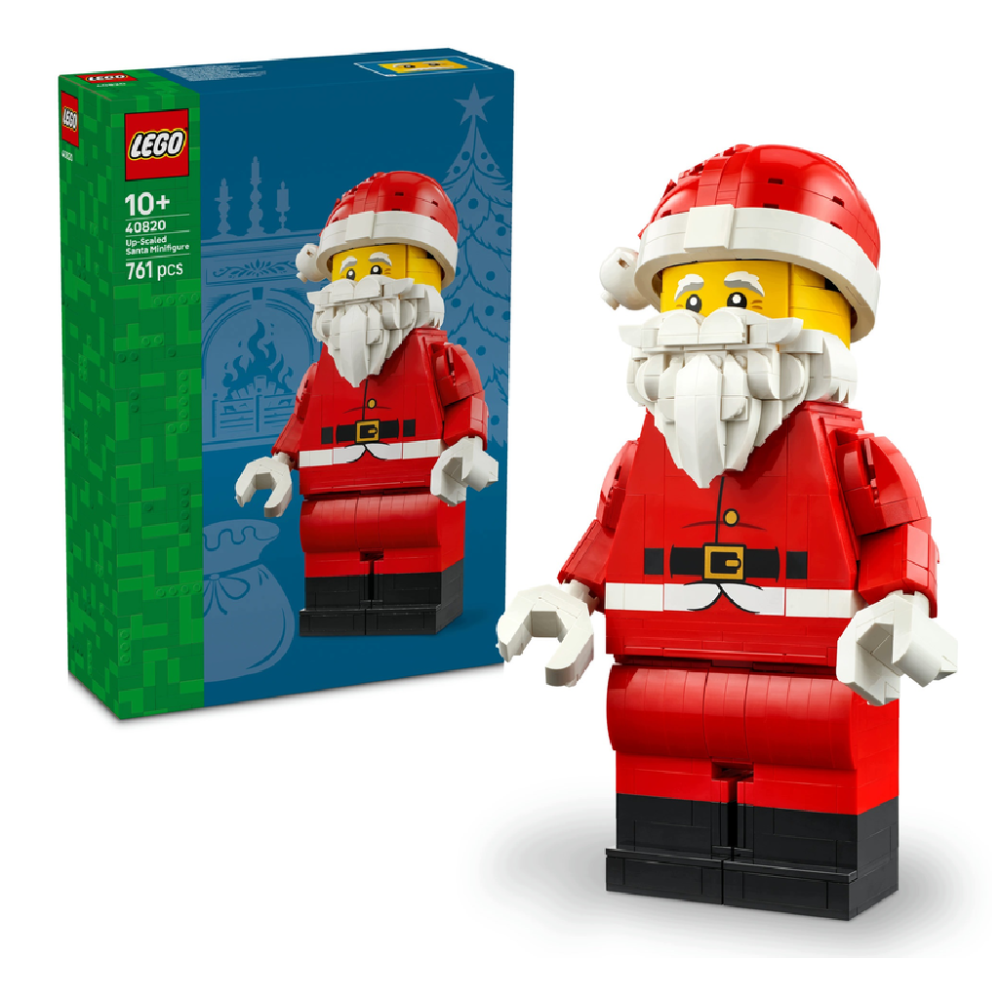 LEGO Iconic 40820 Powiększona Minifigurka Świętego Mikołaja
