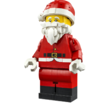 LEGO Iconic 40820 Powiększona Minifigurka Świętego Mikołaja