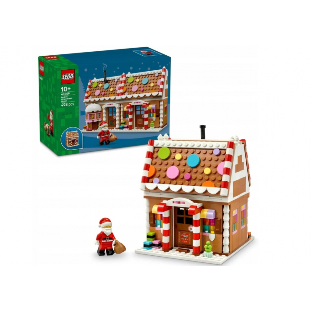 LEGO Iconic 40809 Świąteczna Chatka Z Piernika