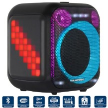 Głośnik Blaupunkt PB 6 Led Party Box Karaoke 1 x Mikrofon Bezp. Bluetooth