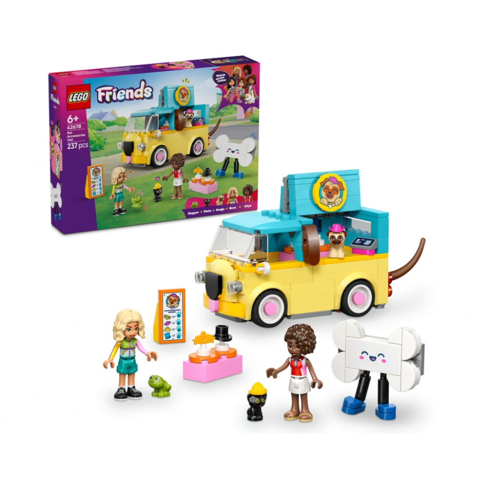 LEGO Friends 42678 Furgonetka Z Akcesoriami Dla Zwierząt