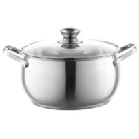 Zestaw Garnków Miron Inox 8 CZ. Matowe (1,9L 2,6L 3,6L 4,7L +Pokrywki)
