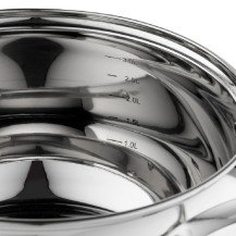 Zestaw Garnków Maron Inox 8 CZ. Polerowane (1,9L 2,6L 3,6L 4,7L +Pokrywki)