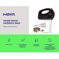 Mikser Ręczny MPM MMR 24 Czarny 250W