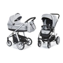 Espiro next 2.1 melange wózek 2w1 Grey Central 07 żelowe koła
