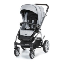 Espiro next 2.1 melange wózek 2w1 Grey Central 07 żelowe koła