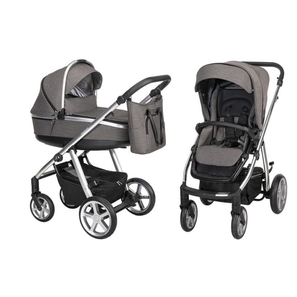 Espiro Next Multicolor wózek 2w1 beige wind 509 żelowe koła