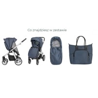 Espiro Next Multicolor wózek 2w1 beige wind 509 żelowe koła