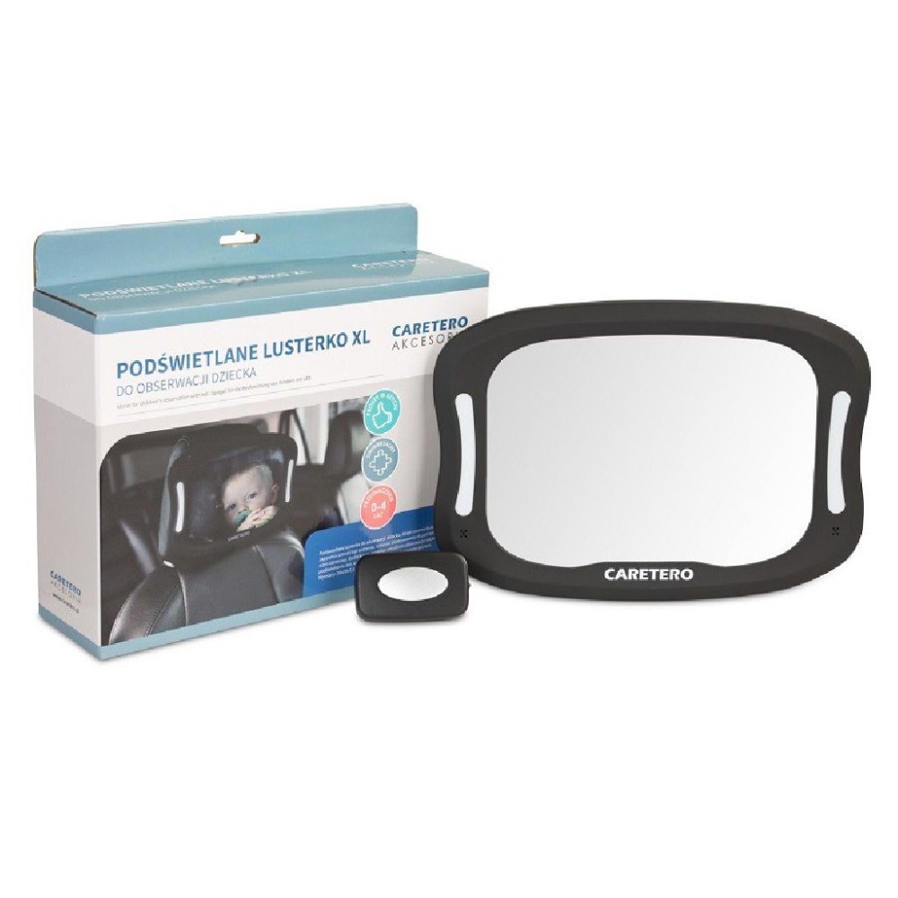Caretero Lusterko do obserwacji dziecka LED XL
