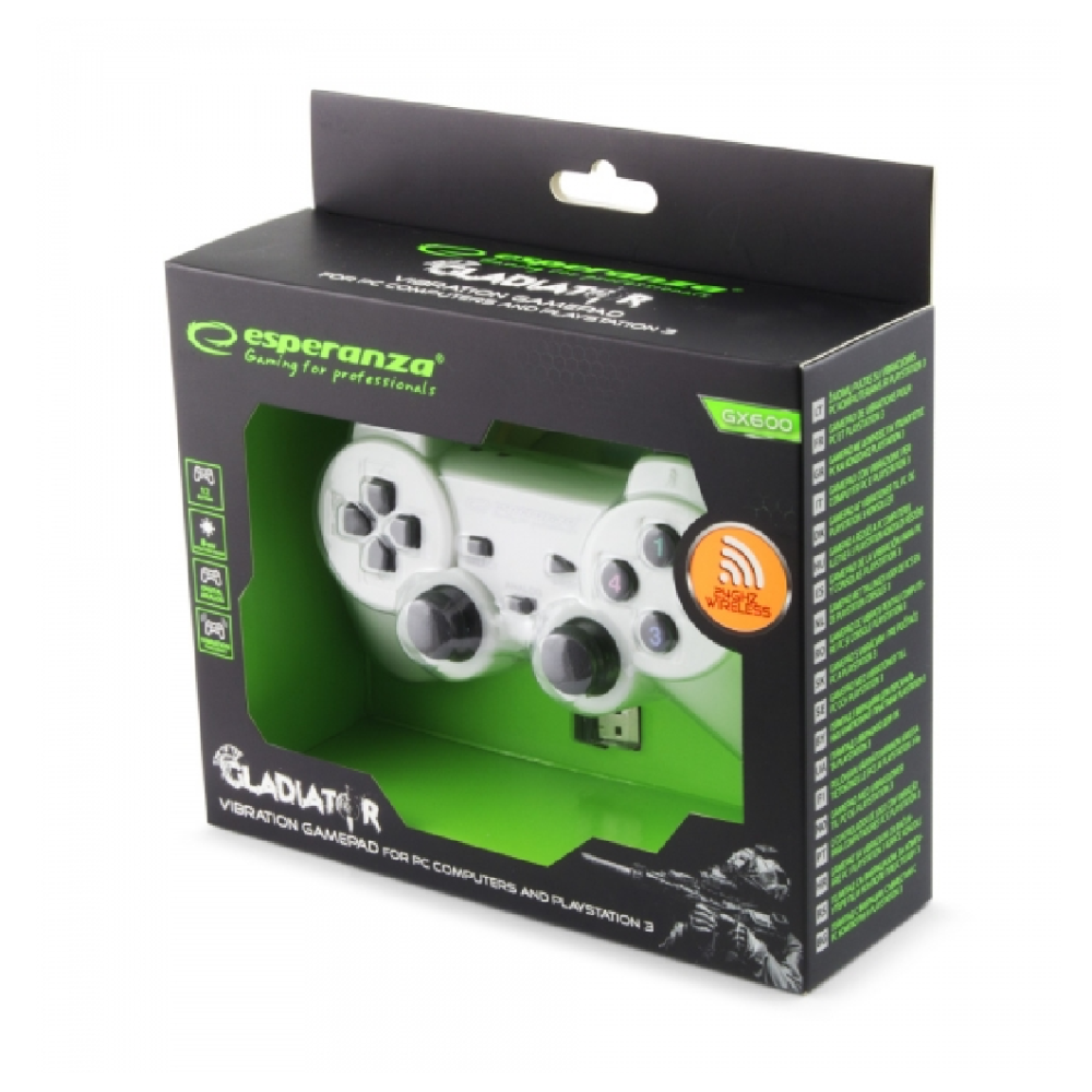 Gamepad bezprzewodowy Esperanza Gladiator PC/PS3