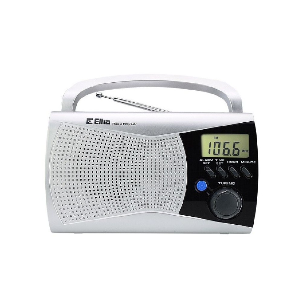Eltra Kinga radio srebrny