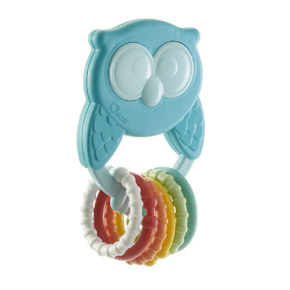 Chicco Eco+ Grzechotka gryzak Sowa