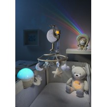 Chicco Rainbow Sky Miś z projektorem Neutral