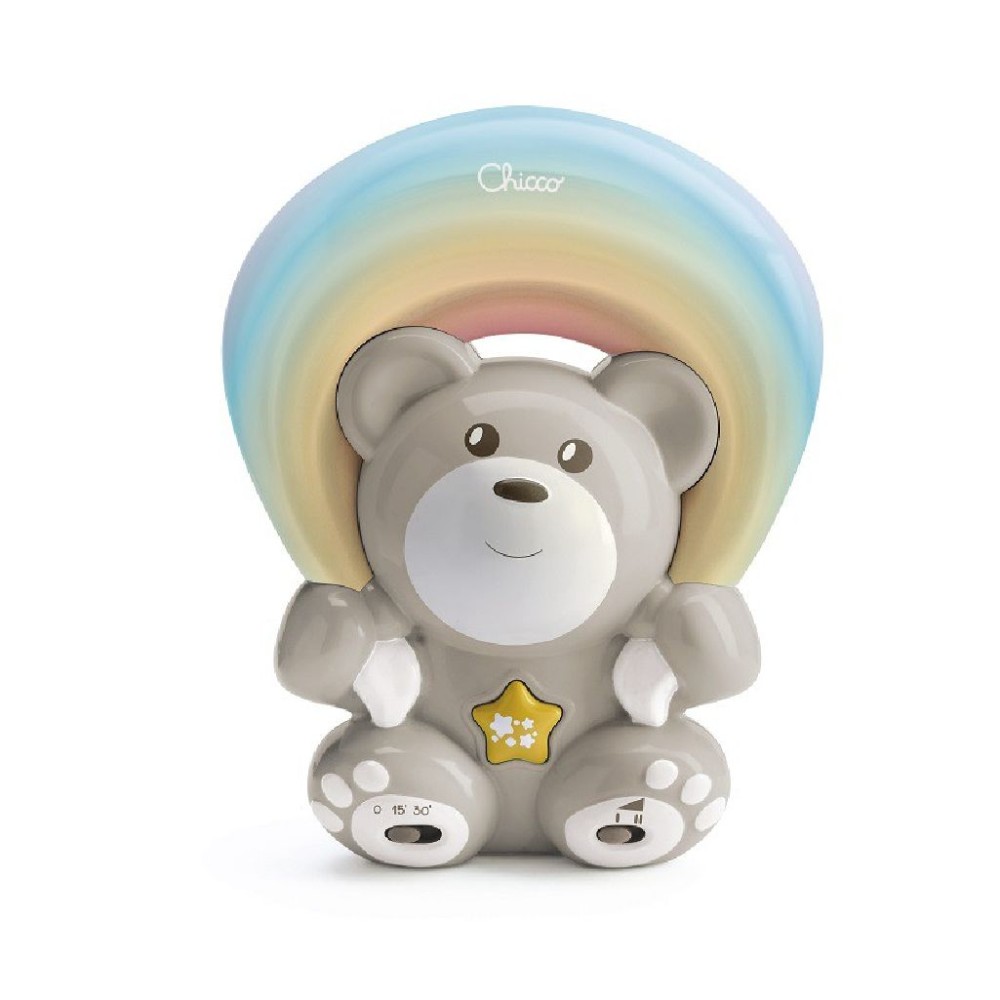 Chicco Rainbow Sky Miś z projektorem Neutral