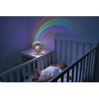 Chicco Rainbow Sky Miś z projektorem Różowy