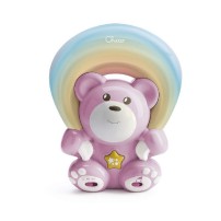 Chicco Rainbow Sky Miś z projektorem Różowy