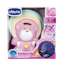 Chicco Rainbow Sky Miś z projektorem Różowy