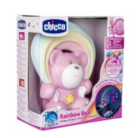 Chicco Rainbow Sky Miś z projektorem Różowy