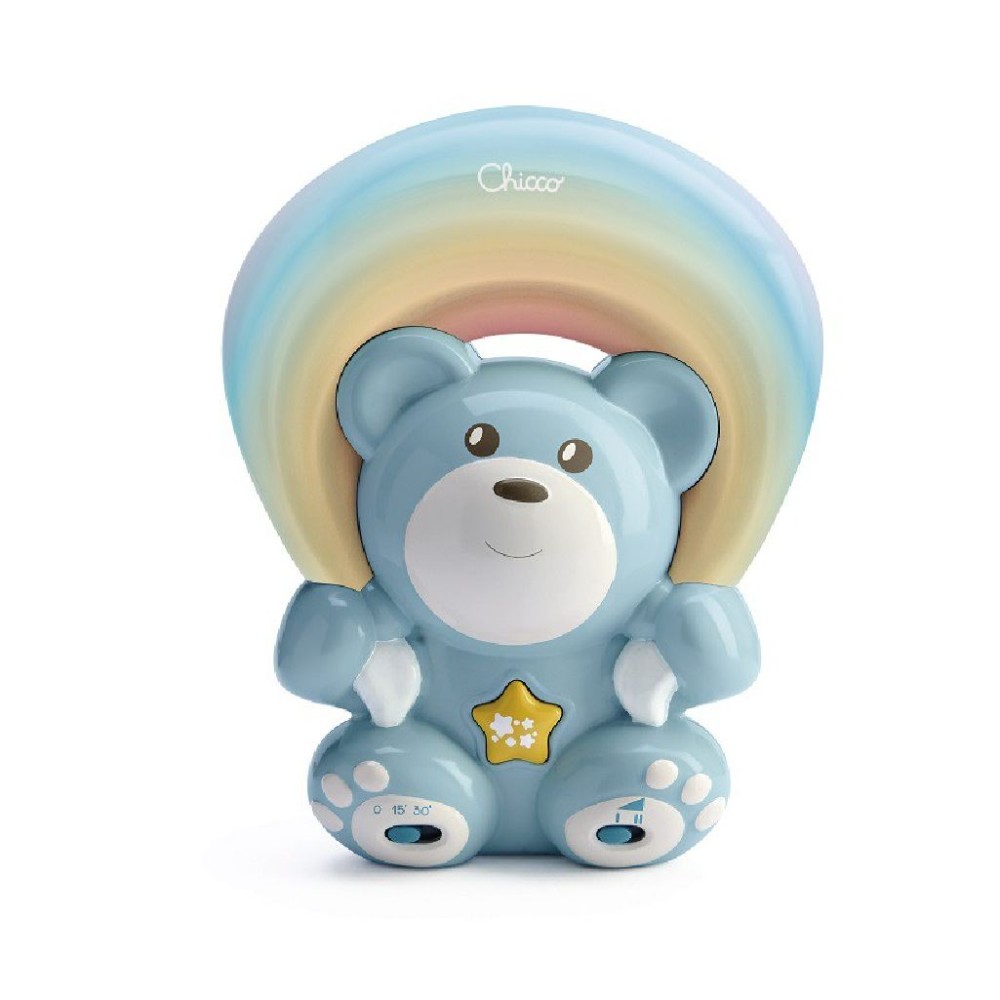 Chicco Rainbow Sky Miś z projektorem Niebieski