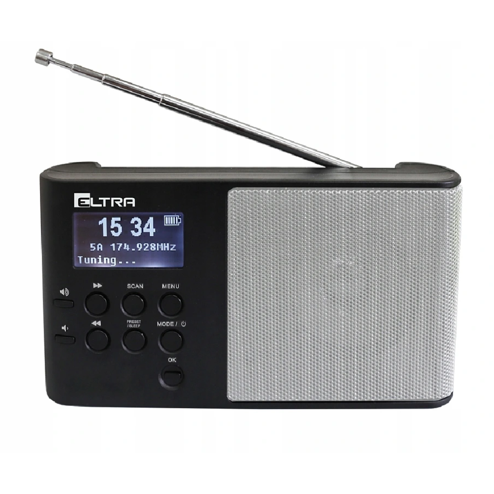 Radio Eltra Ula DAB+ srebrne