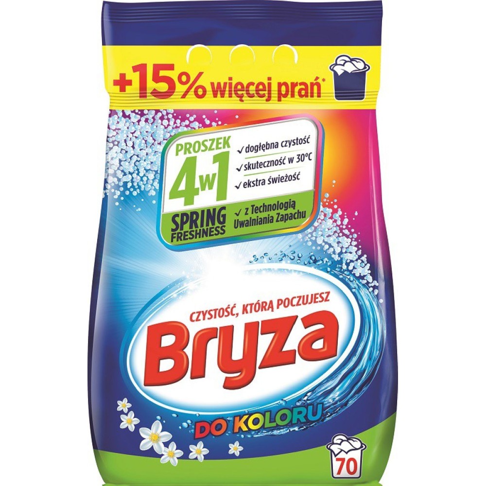 Bryza Spring Freshness Proszek do prania tkanin kolorowych 4,55 kg