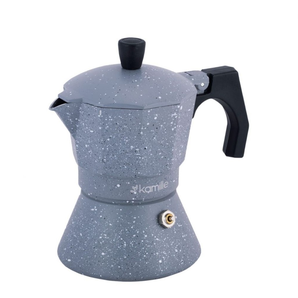 Kamille Kawiarka włoska zaparzacz do kawy granit 600ml 2519G