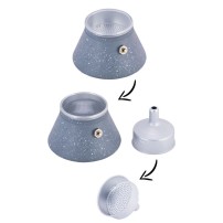 Kamille Kawiarka włoska zaparzacz do kawy granit 600ml 2519G