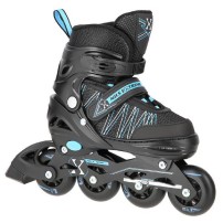 Rolki 2w1 Nils NH11912 S(31-34) czarno-niebieskie