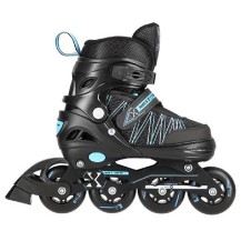 Rolki 2w1 Nils NH11912 S(31-34) czarno-niebieskie