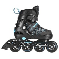 Rolki 2w1 Nils NH11912 S(31-34) czarno-niebieskie